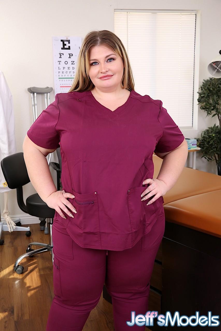 Obese nurse Tiffany Star has hardcore sex with a patient in a clinic(1)