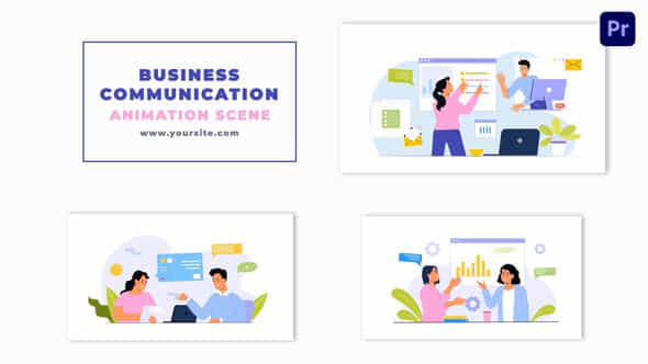 Business Communication Concept - VideoHive 47353104