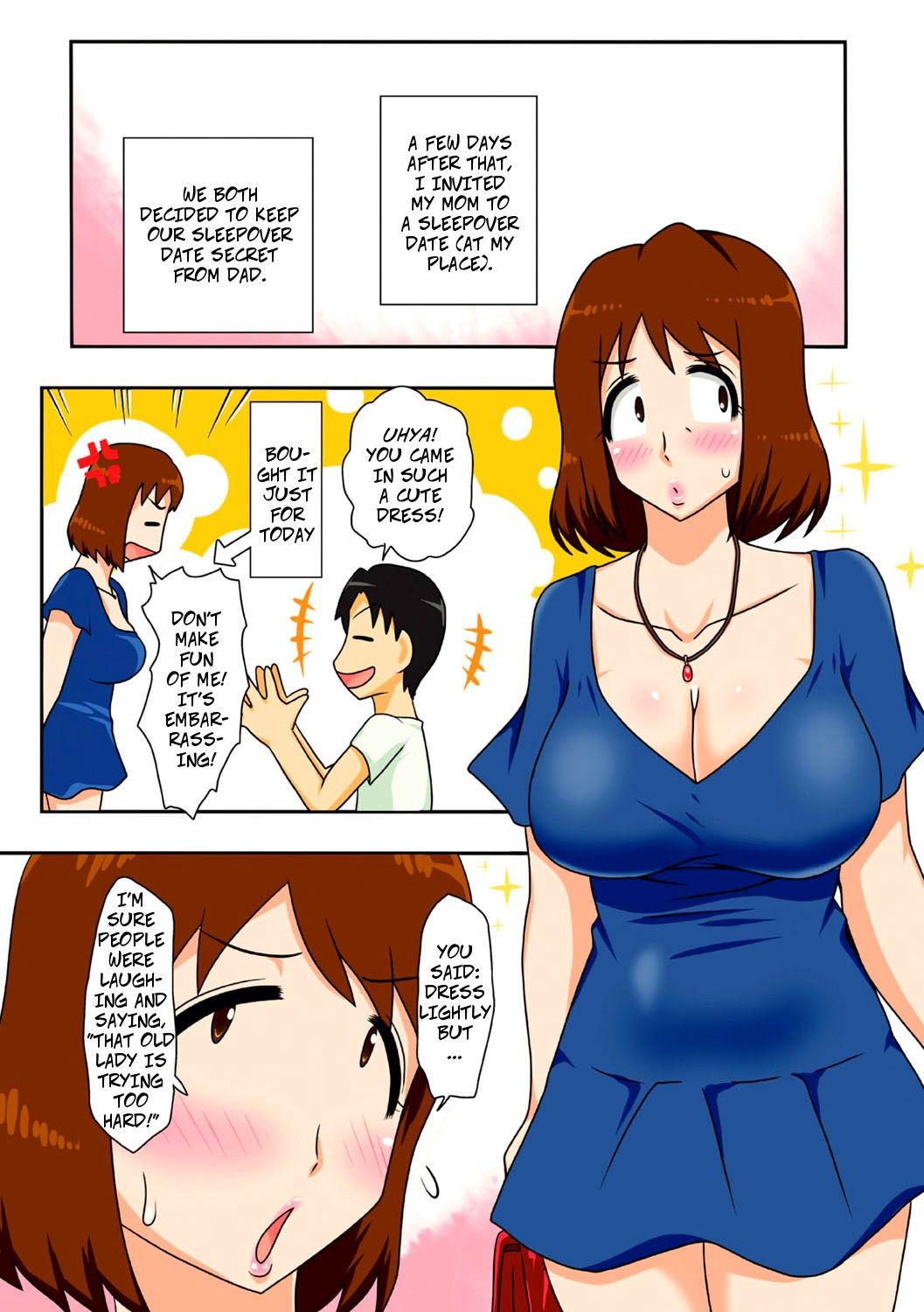 [Freehand Tamashii] That's Why 1 I Begged Mom To Fuck Me (Toiu wake de, Kaa-san-tachi to Yattemita) [Digital] [English] [Decensored]