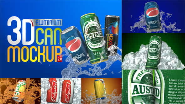 3D Aluminium Pop Top Soda - VideoHive 4032031