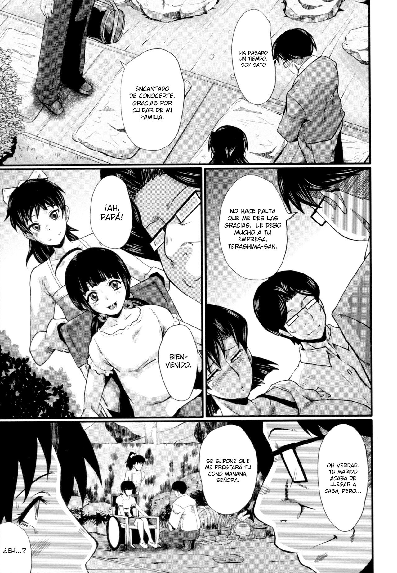 [SINK] Tanoshiki Wagaya Ch. 6 (Yaribeya no Oyako) (BUSTER COMIC 2016-05) [Spanish] [Digital]