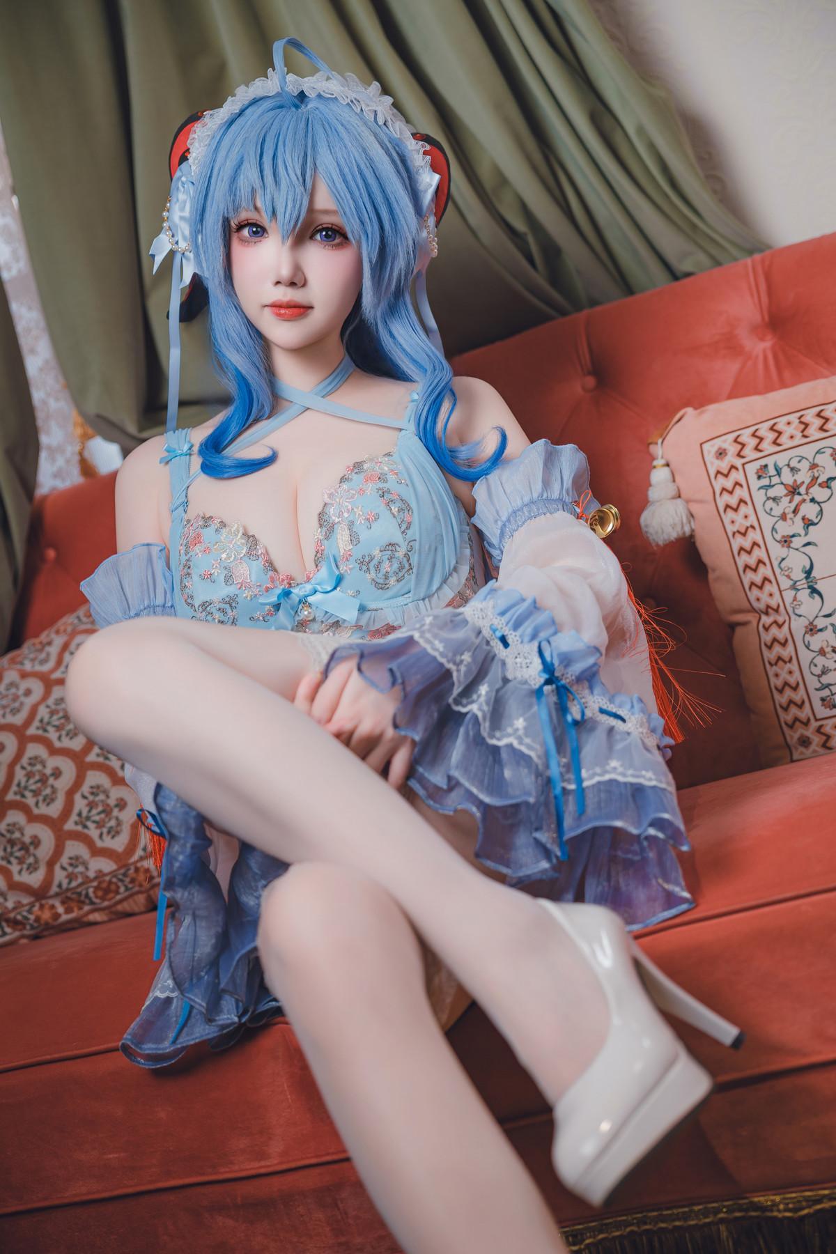 Cosplay 雪晴Astra 原神 甘雨内衣(3)