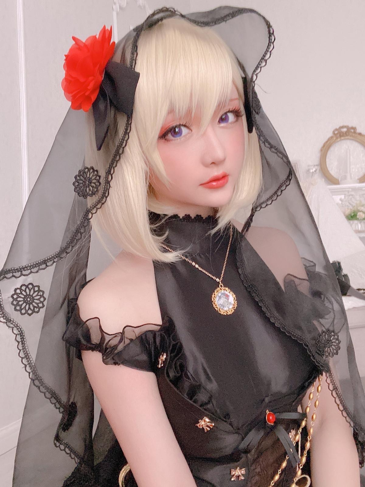 Cosplay 星之迟迟Hoshilily Z23婚纱(31)