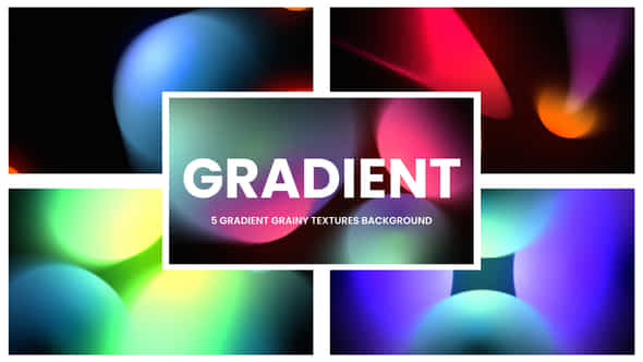 Gradient Color Grainy Textures Loop - VideoHive 58398617