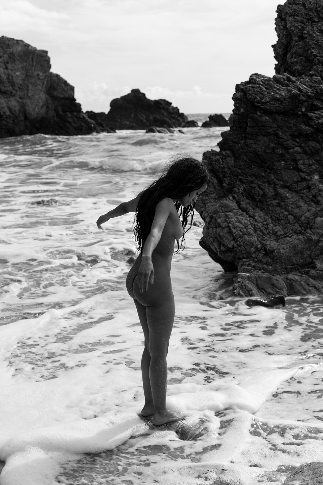 Secret Sands / Maeva Leduc nude by Arthur Hubert Legrand / Yume Magazine