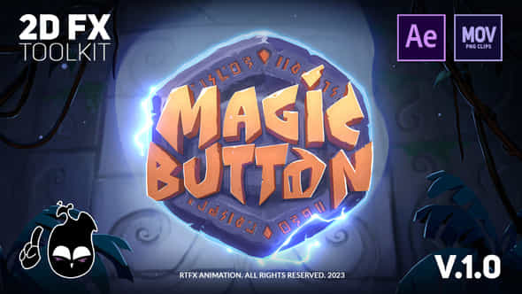 Magic Button 2D Fx Animation Toolkit - VideoHive 42981314