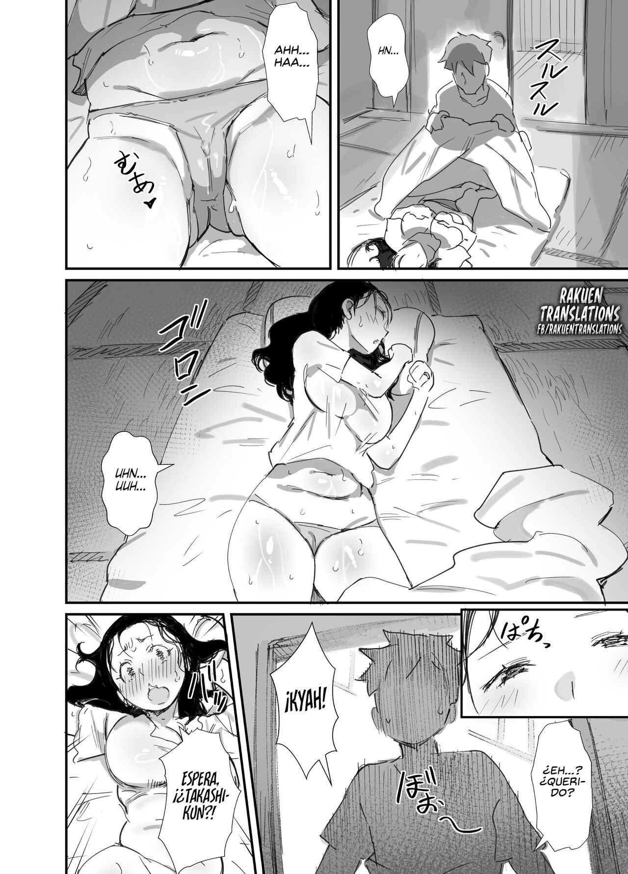 [Dynamic Mom (Onodera, Uni18)] Natsu to Oba-san 3  Verano con una Mujer Mayor 3 [Spanish] [Digital]