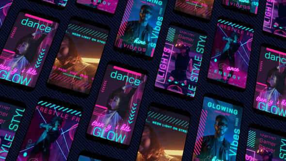 Instagram Reels Neon - VideoHive 52143429