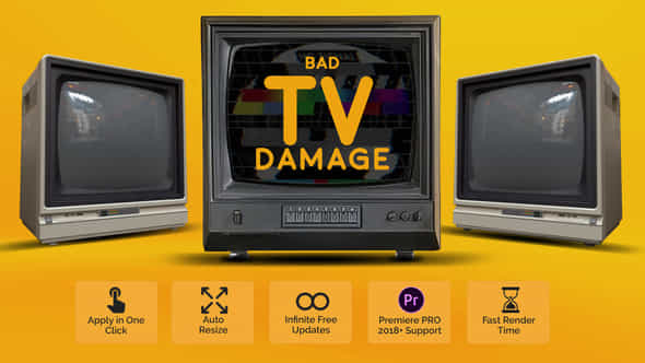 Bad Tv Damage For Premiere Pro - VideoHive 52443333