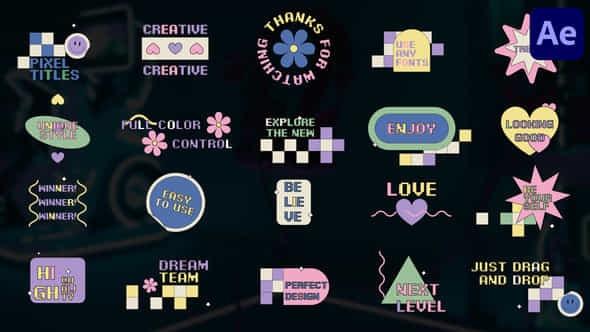 Pixel Colorful Creative - VideoHive 44475753