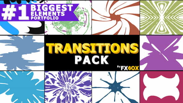 Hand Drawn Transitions Pack - VideoHive 22668564