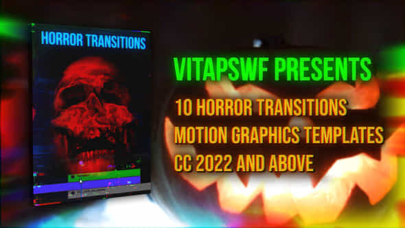 Halloween Horror Transitions - VideoHive 48354311