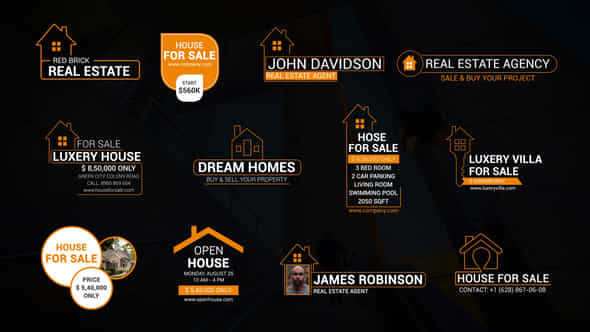 Real Estate Promotion Titles - VideoHive 48913753