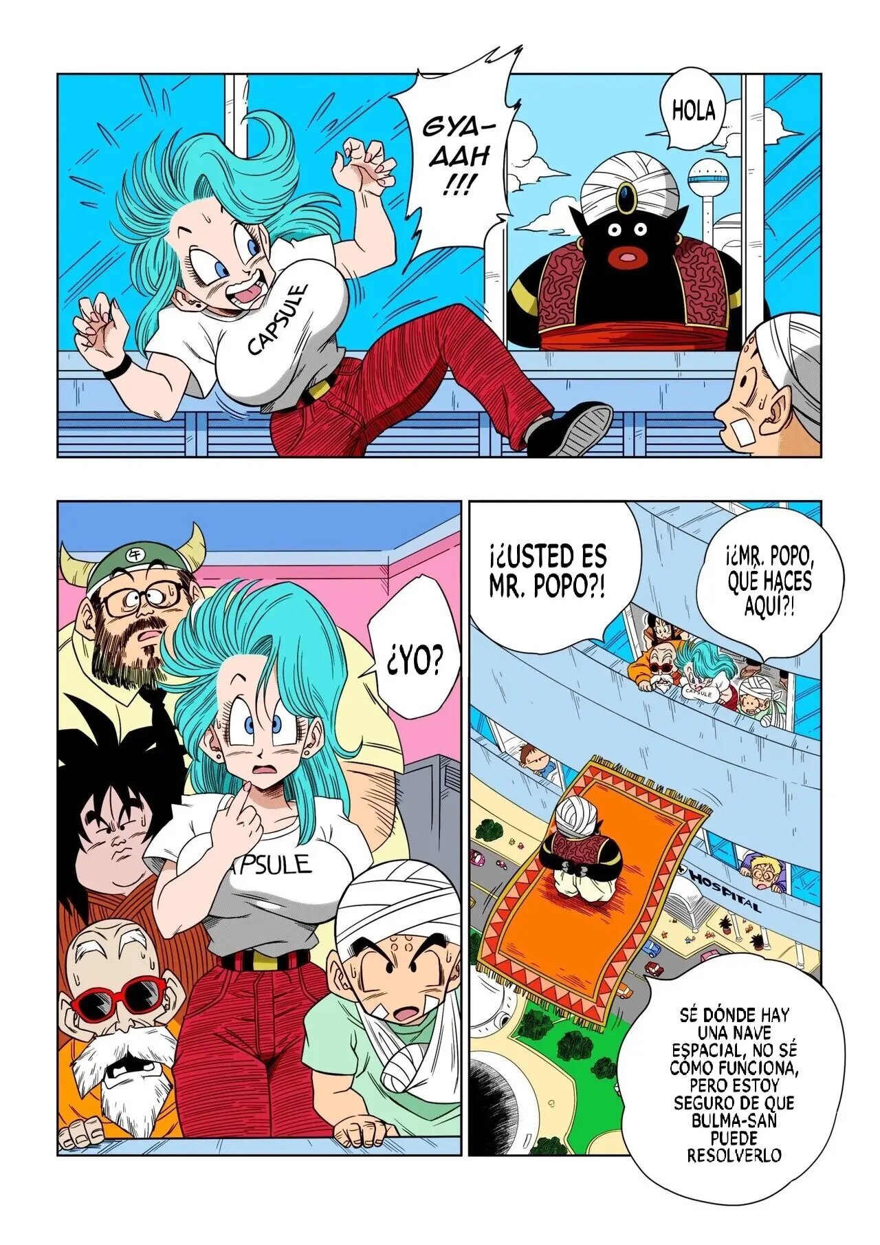 Dagon Ball - Bulma Conoce A Mr Popo - Sexo Dentro De La Misteriosa Nave Espacial! - 1