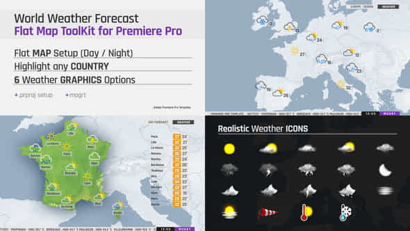 World Weather Forecast - VideoHive 40648708