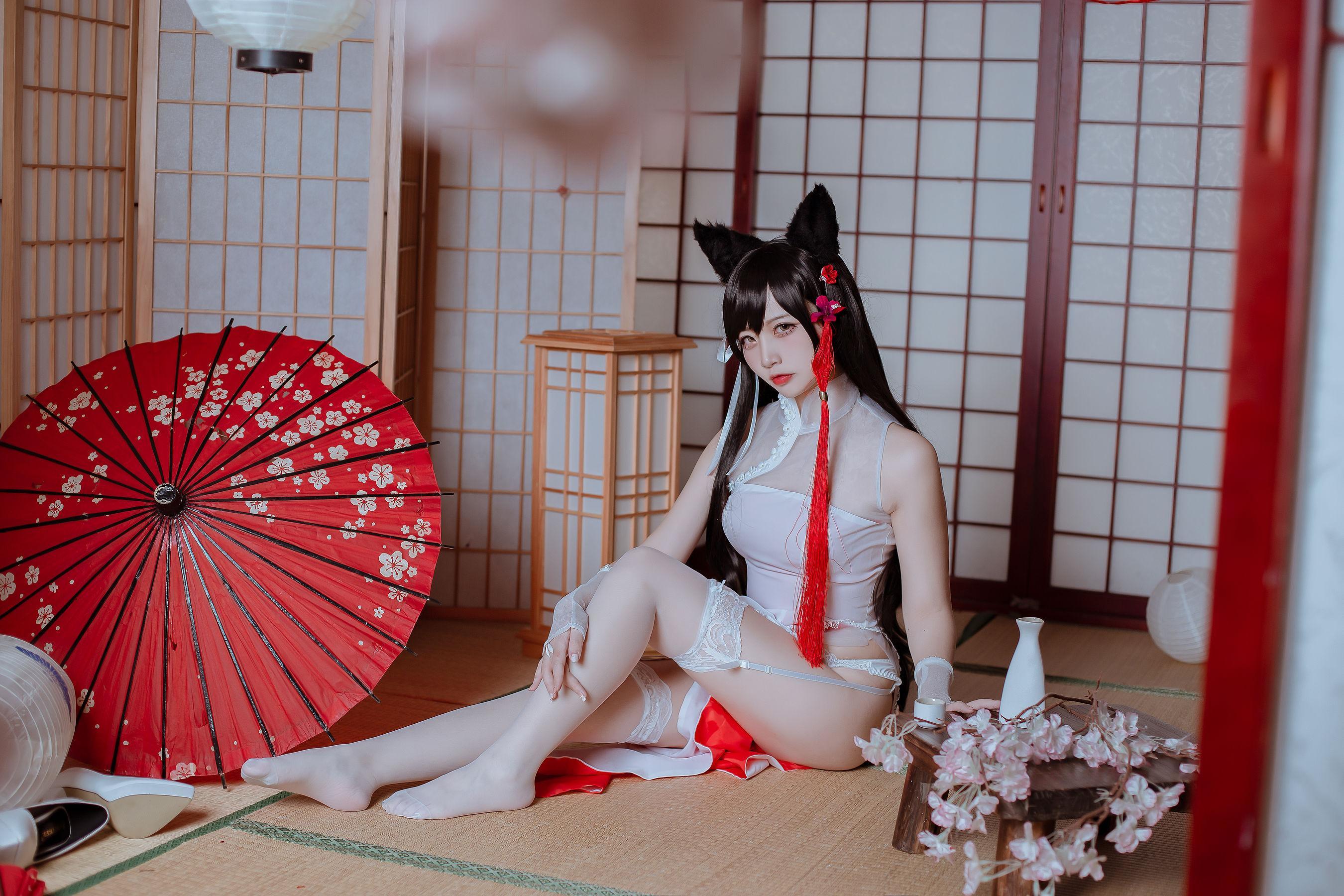 [Cosplay] 二佐Nisa – 犬之眷之碧蓝爱宕 旗袍(13)