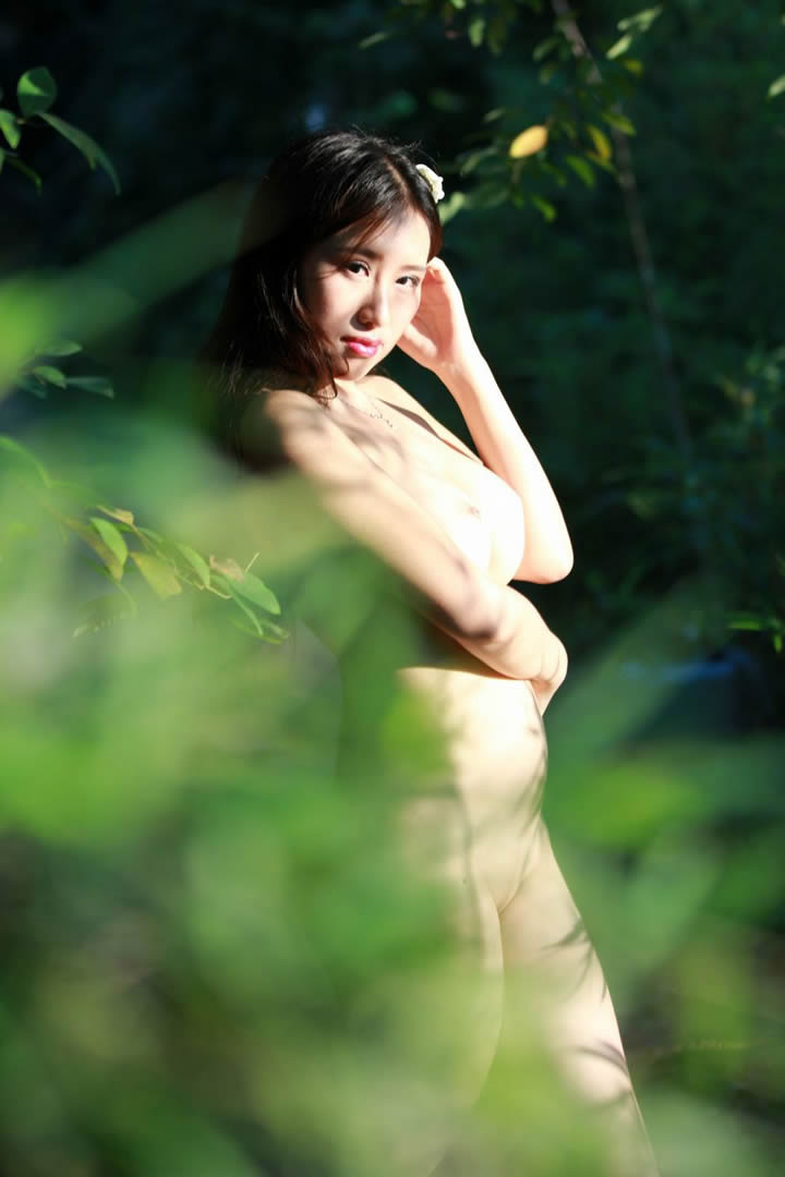 Need for beauty model Xiaolan private shot without holy light human body photo 23