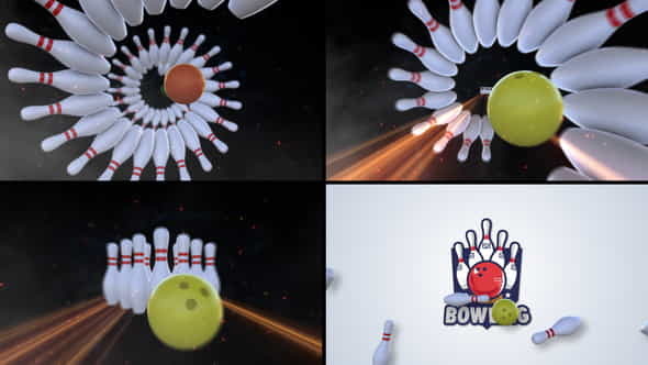 Bowling Logo Reveal - VideoHive 38535326