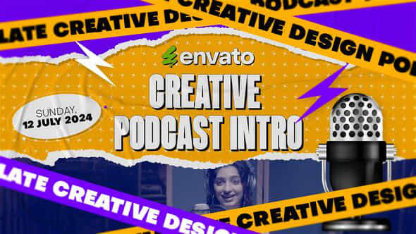 Paper Podcast Intro - VideoHive 54435677
