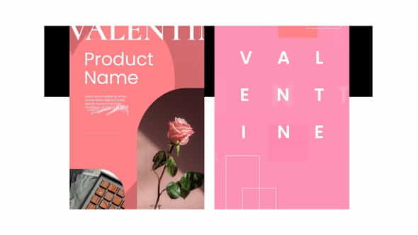 Valentines Day Stories minimal stories - VideoHive 35758005