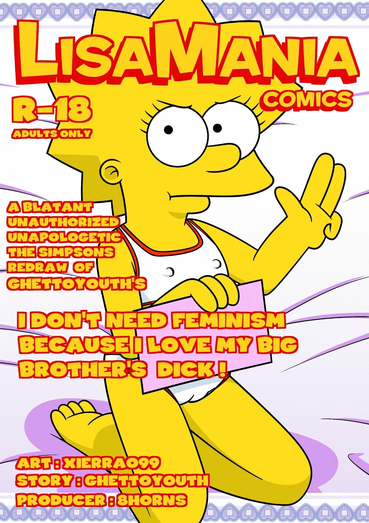 I don't need feminism because I love my big brother's dick version Simpsons - 1