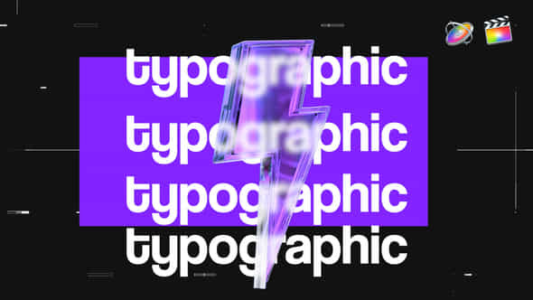 Glass Render Typographic Opener - VideoHive 50719900
