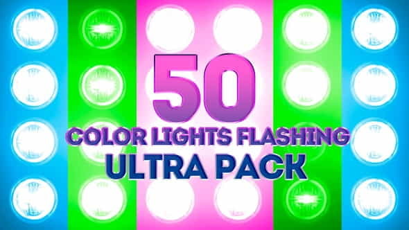 Color Lights Flashing Ultra Pack - VideoHive 23662301