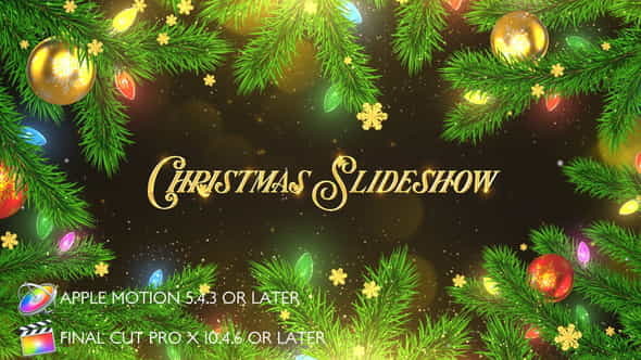 Christmas Celebration Slideshow - Apple - VideoHive 29517818
