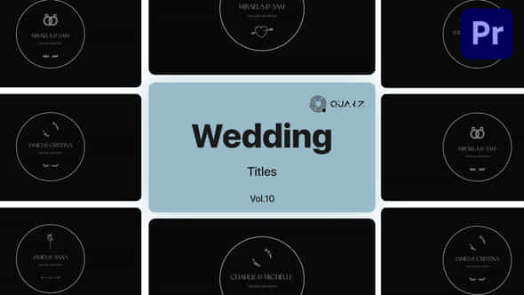 Wedding Titles For Premiere Pro Vol 10 - VideoHive 49000037