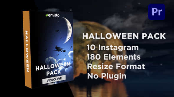 Halloween Pack Mogrt - VideoHive 40441843