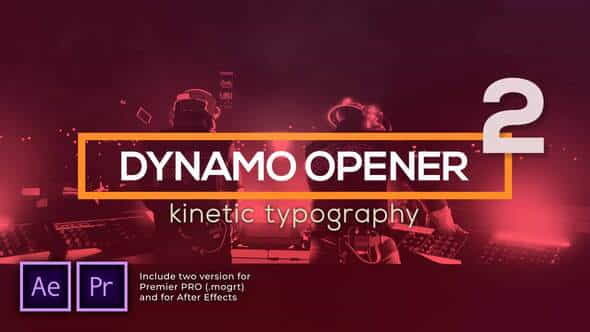 Dynamic Typography Opener v2 - VideoHive 29949099