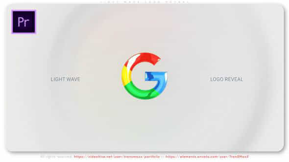 Light Wave Logo Reveal - VideoHive 52205891