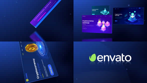 Cryptocurrency Card Promo - VideoHive 39227187