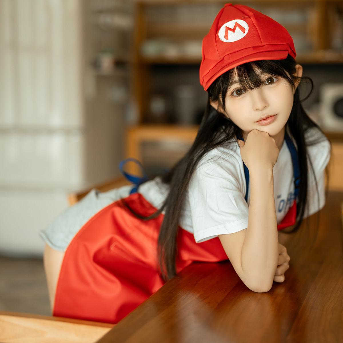 Cosplay 桜井宁宁 马里奥围裙 Mario Apron(4)