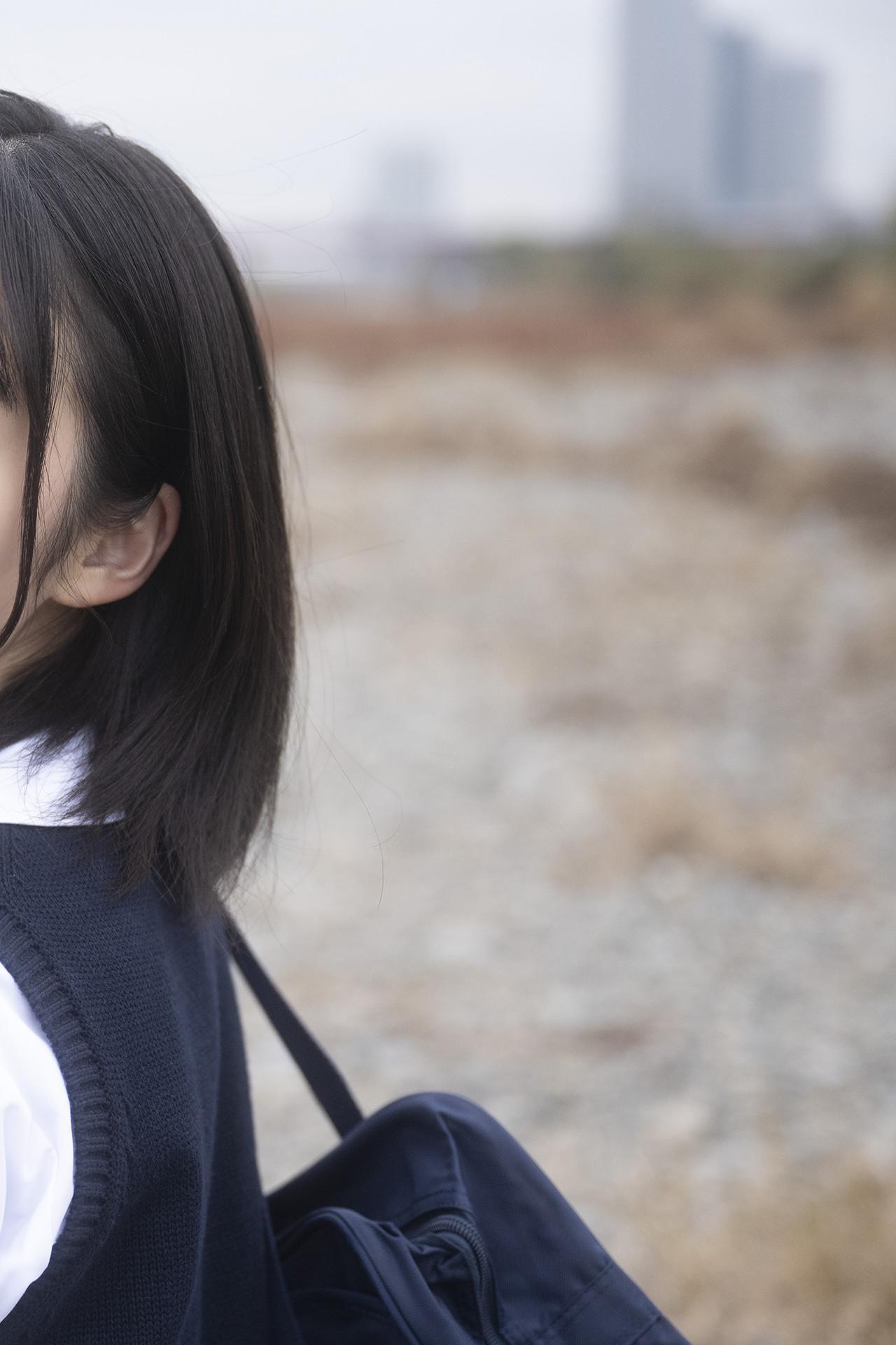Miu Shirahama 白濱美兎, 漫画アクションデジタル写真集 「Pure White」 Set.03(7)