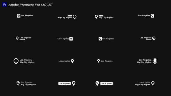 Location Pointer Titles 2 Mogrt - VideoHive 38283923