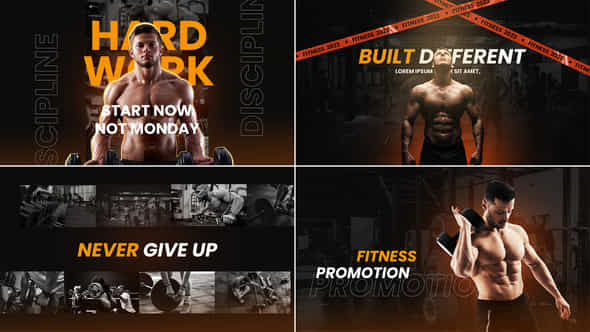 Gym Fitness Opener - VideoHive 44758388