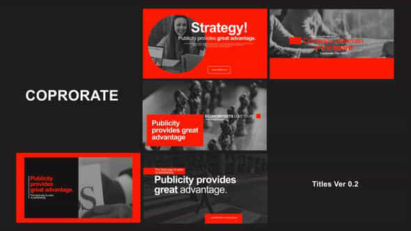 Corporate Titles 02 - VideoHive 55990287