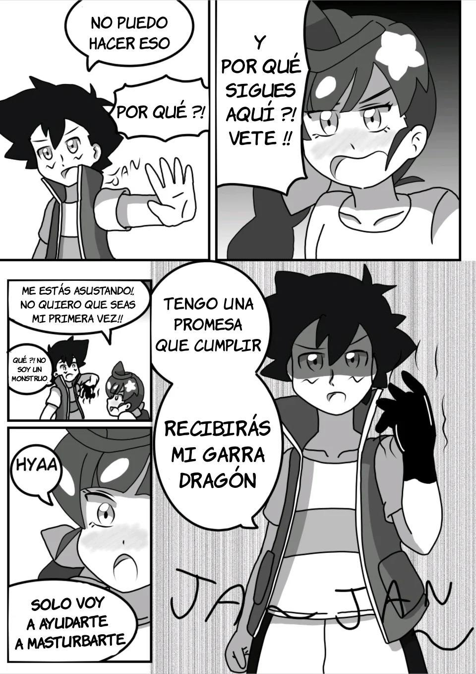 Harem en Alola - Charla diaria de Ash y Chloe 6 - 3