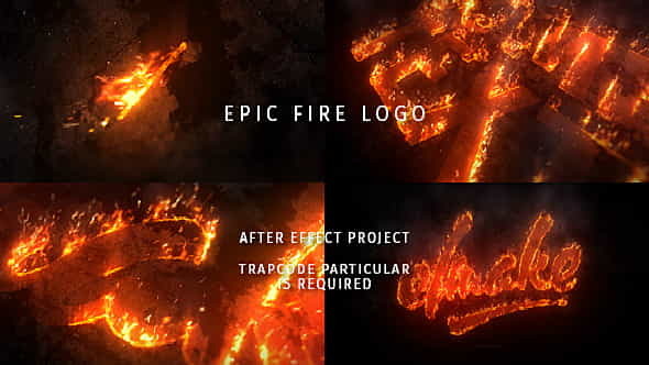 Epic Fire Logo - VideoHive 20431154