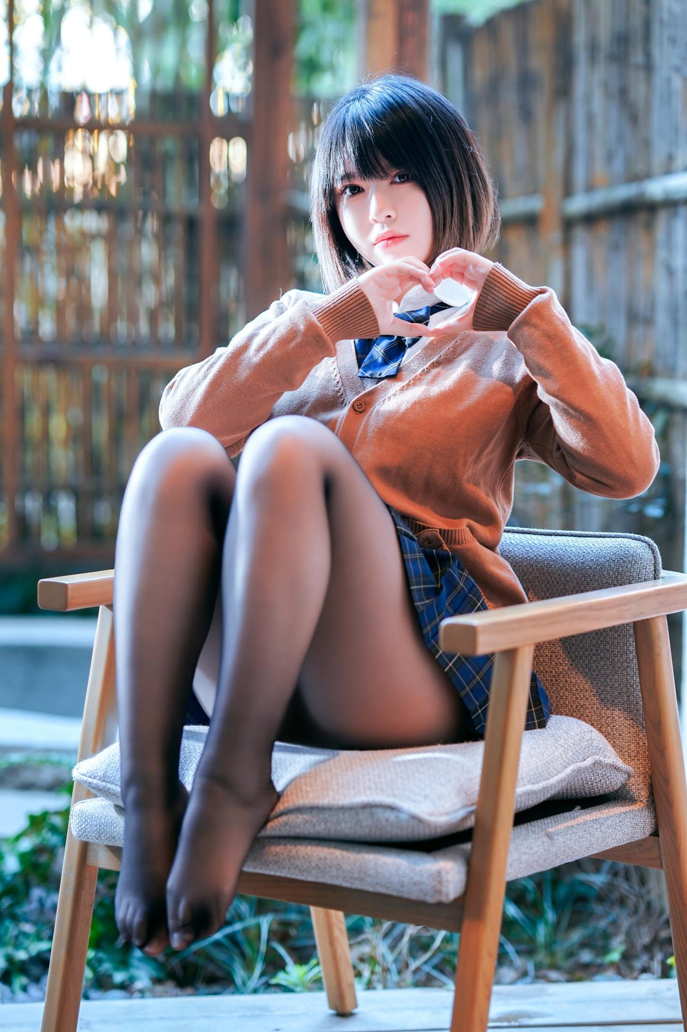 Cosplay 半半子Banbanko 彼女の制服(50)