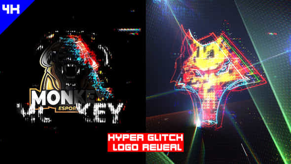 Hyper Glitch Logo - VideoHive 43794501