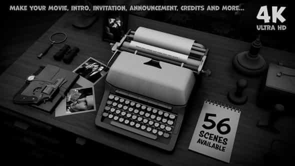 Film Noir - Movie Mockup - VideoHive 37150791