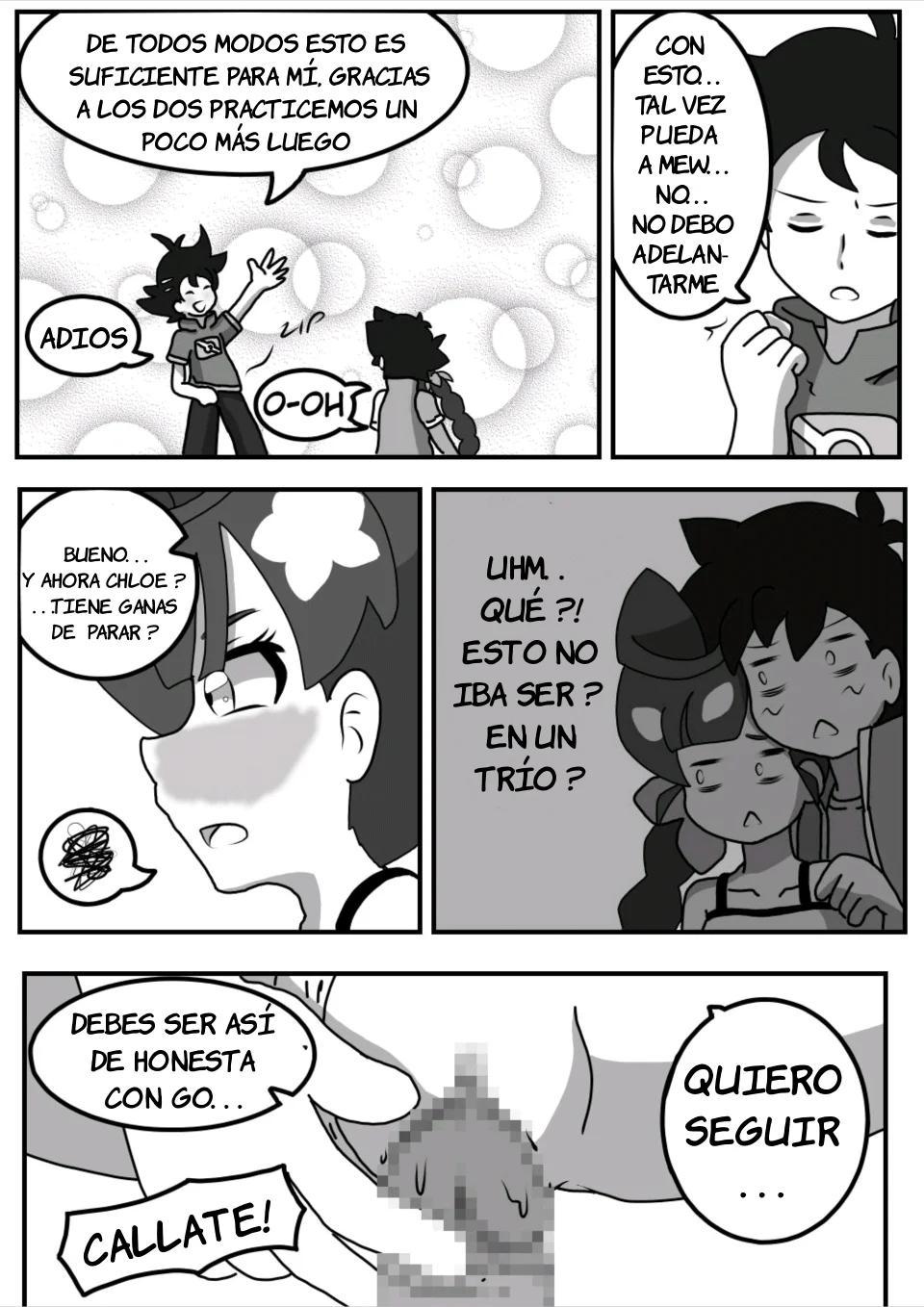 Mi primera vez fue en Kanto Reprise - Charla diaria de Ash y Chloe 7 - 18