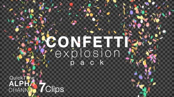 4K Celebration Confetti Pack - VideoHive 29831455