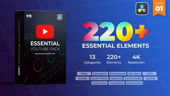 Youtube Essential Pack - VideoHive 30928023