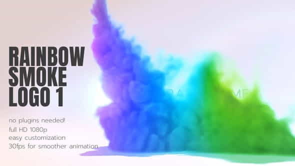 Rainbow Smoke Logo | Abstract - VideoHive 26502019