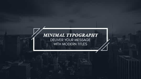 Minimal Motion Typography | for - VideoHive 23759620