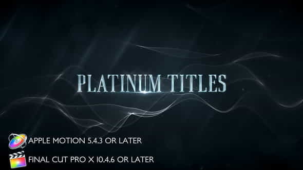 Platinum Luxury Titles - Apple - VideoHive 28385108