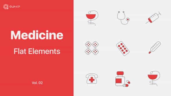 Medicine Icons - VideoHive 45962447